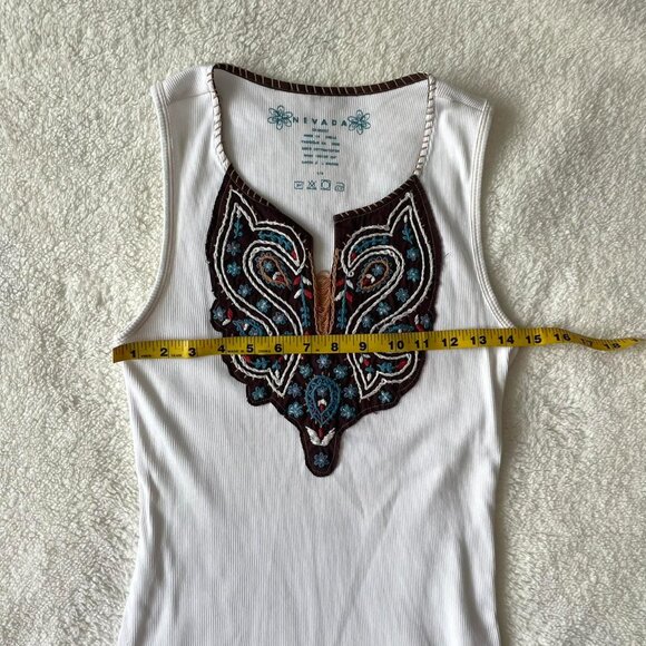 Nevada Embroidered Tank - Picture 4 of 7